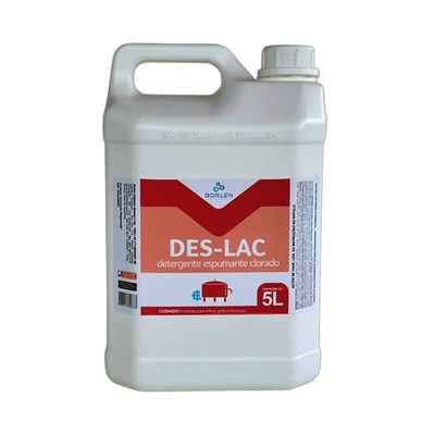 Detergente Espumante Clorado DESLAC Neutro Concentrado 5L
