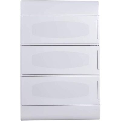 Quadro Embutir Ouro Box 36 Módulos Din Steck Branco