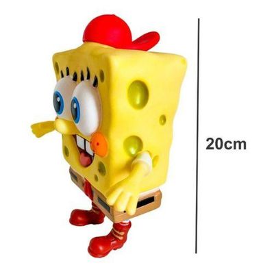 Boneco de Vinil Bob Esponja e Gary 3076 - Lider Brinquedos