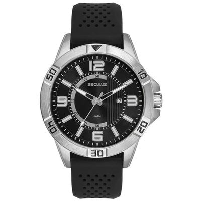 Relógio Seculus Masculino Ref: 44300g0svnu1 Esportivo Prateado