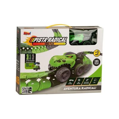 Pista Radical Dino Flex 191 Peças ZP01227 - Zoop Toys
