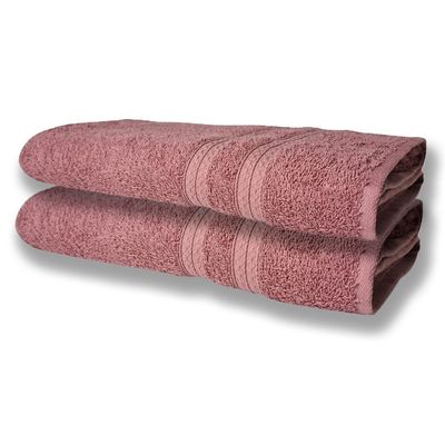 4 Toalhas Super Felpudas Grande e Grossa Algodão 80x150 Itália Soft Beka - Cinza/Rosê