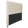 Cabeceira Estofada Cristal 160cm Queen Size Bege