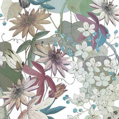 Painel de Parede Capri Floral Colorido 190613102