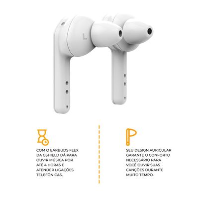 Earbuds - Fone de ouvido BLUETOOTH FLEX - Gshield