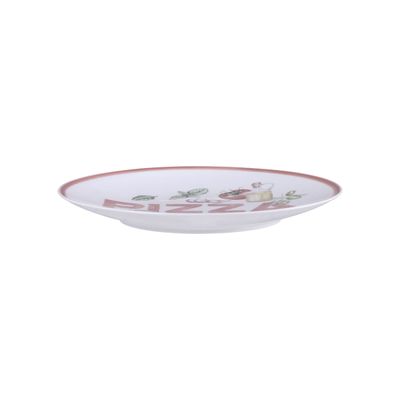 Prato Raso Tramontina Milano em Porcelana Decorada 25 cm