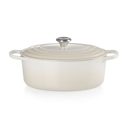 PANELA OVAL LE CREUSET 31CM SIGNATURE Branco