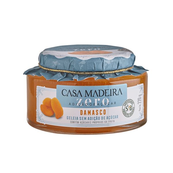 GELEIA GOURMET CASA MADEIRA DAMASCO ZERO AÇÚCAR 220G GELEIA GOURMET CASA MADEIRA DAMASCO ZERO AÇÚCAR 220G