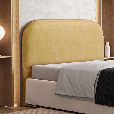 Cabeceira Cama Box Queen 160cm Orgânica Lanna W01 Couríssimo Fendi - Lyam Decor