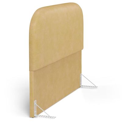 Cabeceira Cama Box Queen 160cm Orgânica Lanna W01 Couríssimo Fendi - Lyam Decor