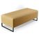 Puff Decorativo Sala de Estar Bali W01 Base Ferro 120x50 cm Couríssimo Fendi - Lyam Decor