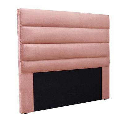 Cabeceira Decorativa Queen Size 1,60M Guess Veludo Rosa - Gran Belo