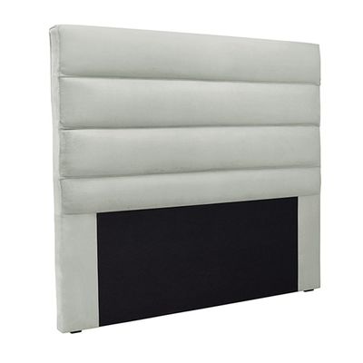 Cabeceira Decorativa King Size 1,95M Guess Veludo Prata - Gran Belo