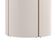 Mesa de Jantar Redonda com Tampo de Vidro Serena Off White 135 cm