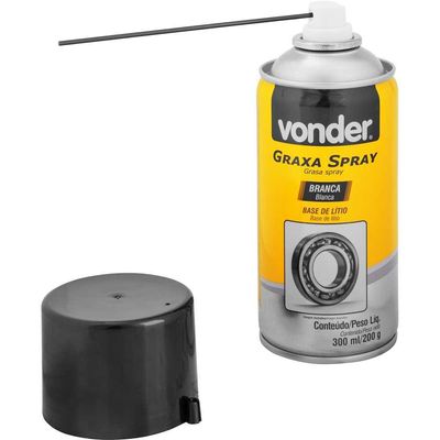 Graxa Branca Spray 200G/300Ml Vonder