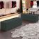 Puff Decorativo Living Sala de Estar 195 cm Roma W01 Suede Verde Musgo - Lyam