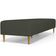 Kit 02 Puffs Decorativo Sala de Estar Bali W01 Pés Palito 170x60cm Linho Verde Musgo - Lyam Decor