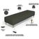 Kit 02 Puffs Decorativo Sala de Estar Bali W01 Pés Palito 170x60cm Linho Verde Musgo - Lyam Decor