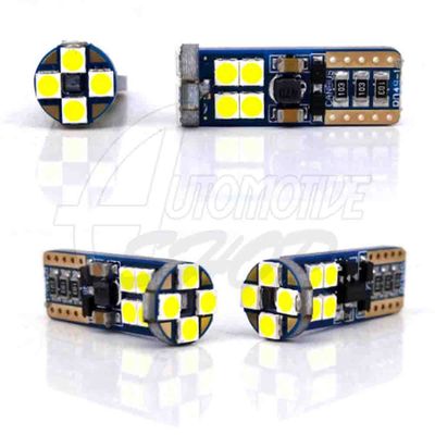 Lampada Pingo T10 5w 12 Leds SMD TORRE Super Bco CAMBUS Un