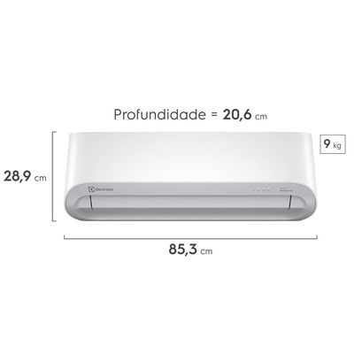 Ar-Condicionado Electrolux Inverter 12.000 BTUs Color Adapt Quente/Frio (JI12R/JE12R) 220V