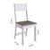 Conjunto Mesa Karla Paris Com 4 Cadeiras Branco Cacau - Indekes