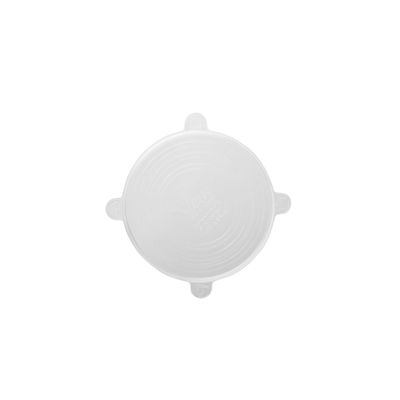 Tampa Hermetic Caps Redonda 14cm Natural em Silicone