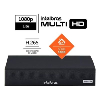 Kit 12 Cameras Segurança Intelbras 1120b Full Color, Dvr 1016c 16ch Com Hd 3 Tera