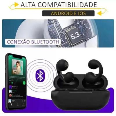 Fone Wireless Ergonômico: Experiência Sonora Premium Garantida