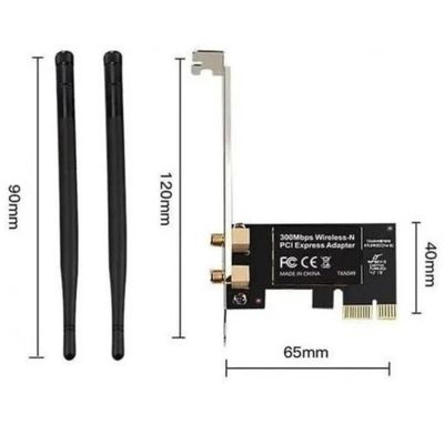 Placa PCI-E Express Wireless Dual Band 5G e 2.4G 2 Antenas  KP-T119