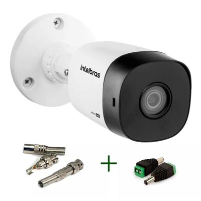 Kit 2 Câmeras Intelbras Dvr Mhdx 1004 Com Hd Completo Cftv