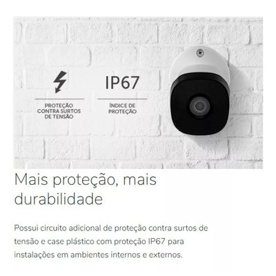 Kit 2 Câmeras Intelbras Dvr Mhdx 1004 Com Hd Completo Cftv