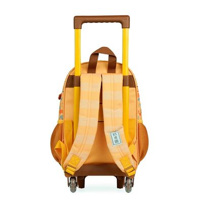 Mochila Infantil de Rodinhas Pets Leão Baby Laranja U / Laranja