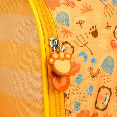 Mochila Infantil de Rodinhas Pets Leão Baby Laranja U / Laranja