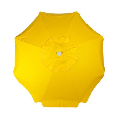 Guarda-Sol 1,80m em Bagum e Alumínio Amarelo Bel 1,80m