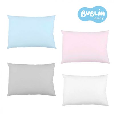 FRONHA PARA TRAVESSEIRO BEBE BUBLIM LISA 28 CM X 40 CM  rosa