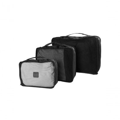 Kit Organizador De Mala Para Viagem Preto 6 Peças Quati Travel - Qko-06