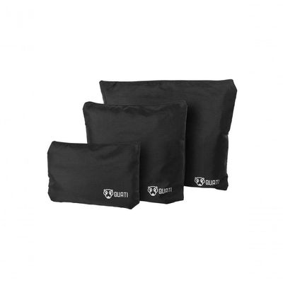 Kit Organizador De Mala Para Viagem Preto 6 Peças Quati Travel - Qko-06