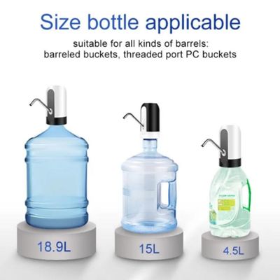 Bebedouro Bomba Eletrica Para Galao Garrafao De Agua 5 10 20 Litros Recarregavel Sem Fio Dispenser Automatico Suco Refri