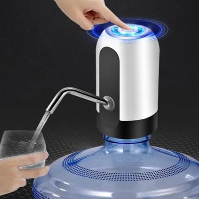 Bebedouro Bomba Eletrica Para Galao Garrafao De Agua 5 10 20 Litros Recarregavel Sem Fio Dispenser Automatico Suco Refri
