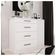 Cômoda Sapateira 1 Porta 4 Gavetas Branco Palacius Caemmun