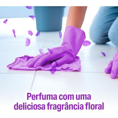 Kit 4 Limpador Ajax Festa Das Flores Lavanda 500ML
