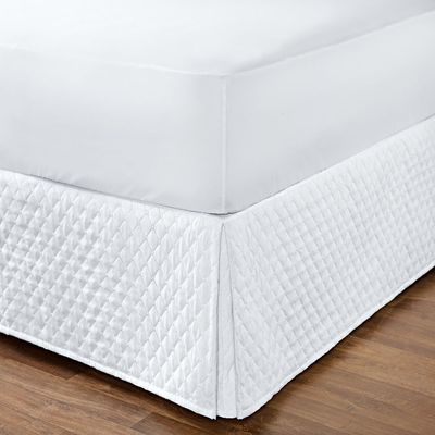 Saia Box Casal Matelada Branca Enxovais Aquarela 1 peça