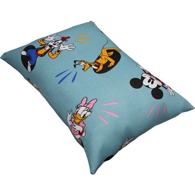 Fronha Portallar Malha Estampada Disney Mickey Feliz 48cmx68cm Verde