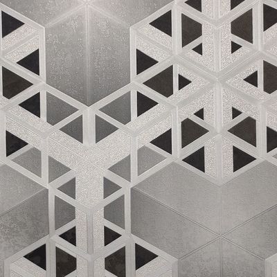 Papel de Parede Metropolis 3 Geométrico Cinza MT300804R