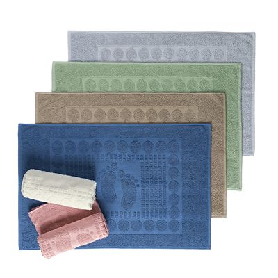Toalha de Piso Wave Gramatura 700g/m² Antiderrapante 01 Peça 100% Algodão - Maré