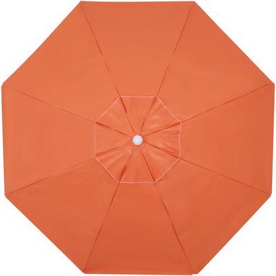 Guarda-Sol Guarapari em Bagum com Haste de Madeira 1,80m Laranja Bel 1,80m