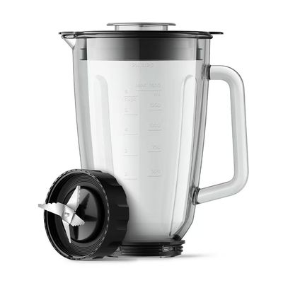 Liquidificador Walita Série 3000 HR2272 700W 2 Litros Jarra de Vidro 5 Velocidades Preto Philips Preto