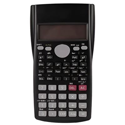 Calculadora Científica Profissional KK-82MS – 240 Funções, LCD e Capa Protetora | 240 Funções Display 2 Linhas
