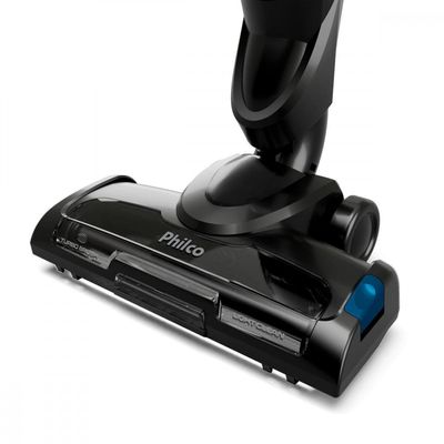 Aspirador de Pó Vertical Sem Fio PAS52 2em1 200W Philco Preto/Azul / Bivolt