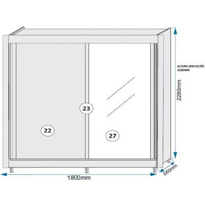 Guarda Roupa Solteiro Hamburgo 180cm 2 Portas 4 Gavetas e Espelho Mademarques Brauna/Off White/Brauna